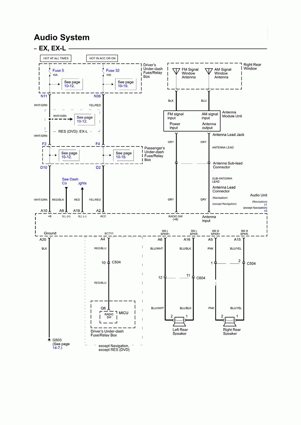 2004 Honda Odyssey Ex Stereo Wiring Diagram Wiring Diagram And Schematic