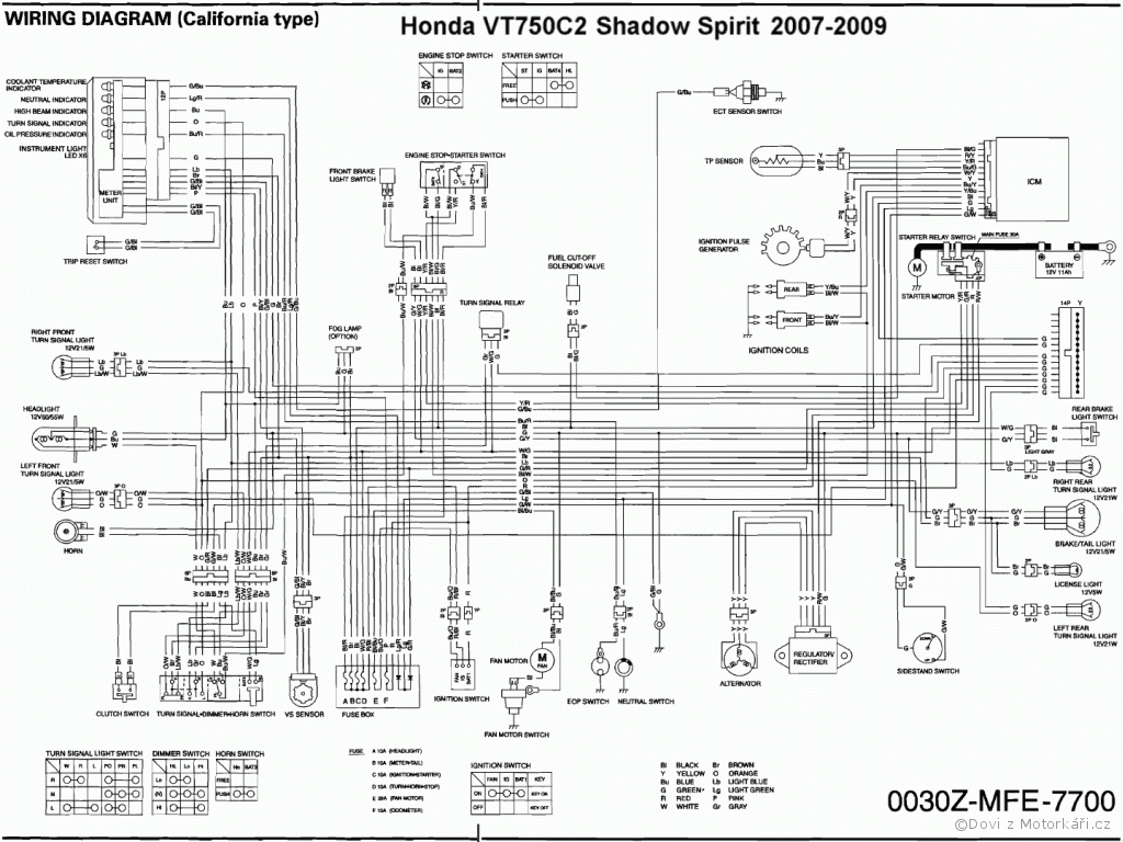 2005 Honda Vt750dc Shadow Spirit Wiring Diagram Hondacarsrumor