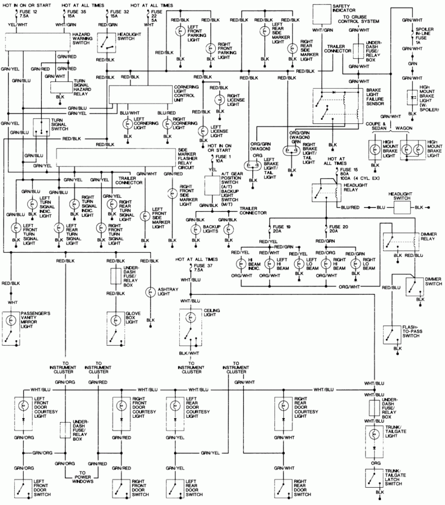 54712D 92 Honda Prelude Wiring Diagram Ebook Databases