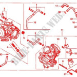 CARBURETOR ASSY For Honda VT 1100 SHADOW C2 ACE White Ribbon Tire