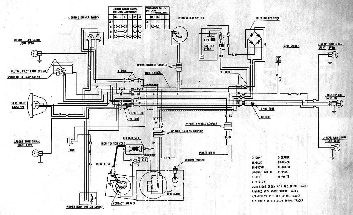 Circuit Electric For Guide 2007 Honda Shadow Spirit 750 Wiring Diagram