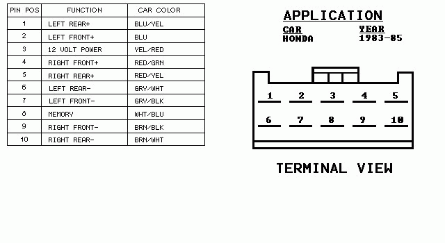  EZ 2164 2007 Honda Accord Radio Wiring Diagram Download Diagram