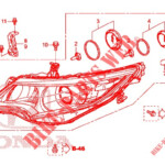 HEADLIGHT For Honda Cars CIVIC TOURER 1 8 COMFORT 5 Doors 5 Speed