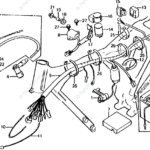 Honda Motorcycle 1983 OEM Parts Diagram For Wire Harness Ignition