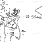 Honda Motorcycle 1996 OEM Parts Diagram For Wire Harness Partzilla