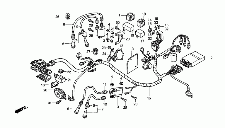 Honda Shadow 600 Wiring Diagram