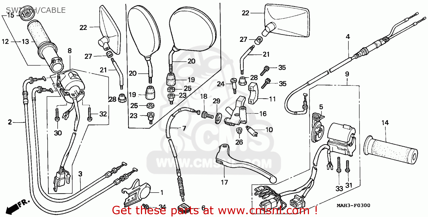 Honda Shadow Vt1100 Wiring Harness