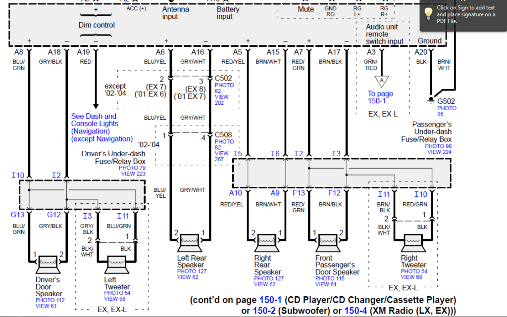 Wiring Diagram 2004 Honda Odyssey